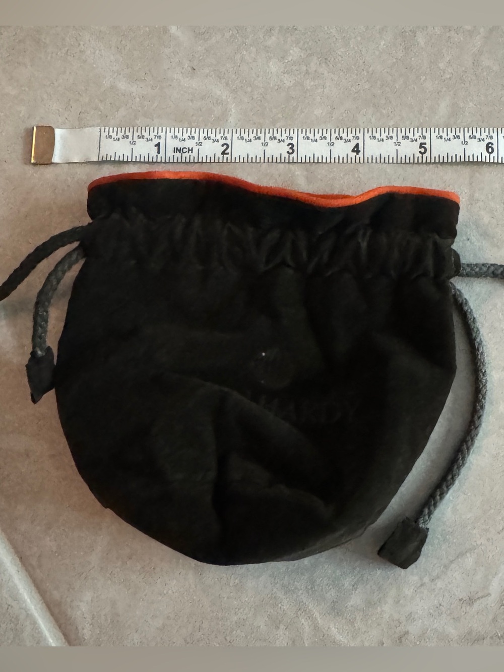 John Hardy Black Drawstring Pouch - Picture 5 of 6